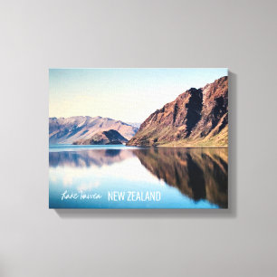 Toile Lac Hawea Nouvelle-Zélande Voyage Otago