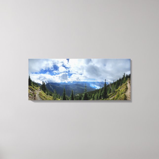 Toile Lac McDonald Mt Brown - Parc national des Glaciers (Recto)