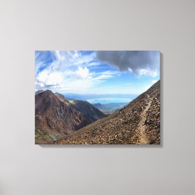 Toile Lac Mono du col Koip Peak - Sierra (Recto)