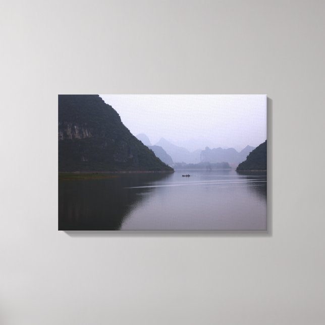 Toile Lac Qiao Miao 23x15 pouces (Recto)