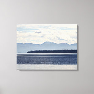 Toile Lac Yellowstone, vue sur le pouce ouest