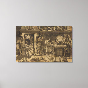 Toile L'académie de Baccio Bandinelli, 1547
