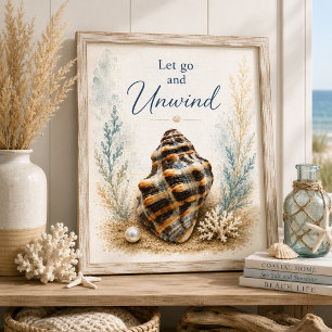 Toile Lâchez prise et détendez-vous décoration murale de