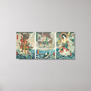 Toile L'acteur Ichikawa Ebizo V comme la divinité Fudo 