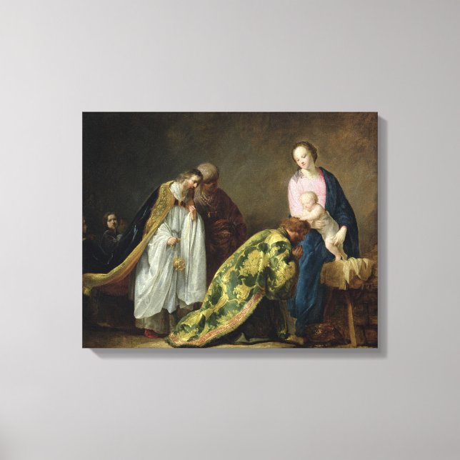 Toile L'Adoration des Mages, 1638 (Recto)