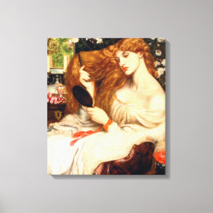 Toile Lady Lilith (Beauté étonnante avec cheveux rouges 