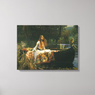 Toile Lady Shalott On Boat par John William Waterhouse