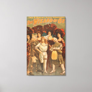 Toile "L'affiche #1 de théâtre musical de magicien d'O
