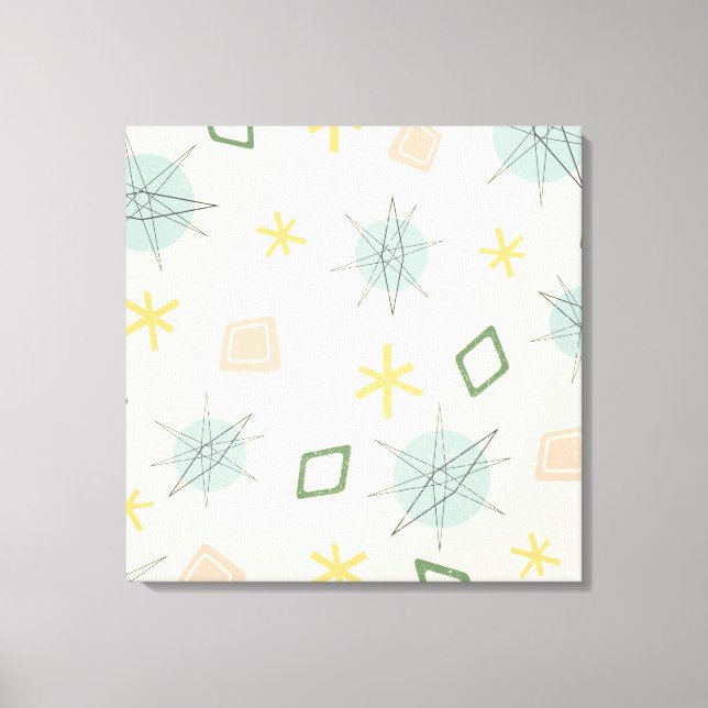 Toile L'Âge Atomique Planète Art (Recto)