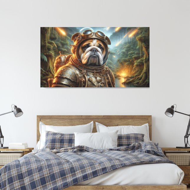 TOILE L'ÂGE DU CHIEN EN ACIER 5 (Insitu(Chambre))