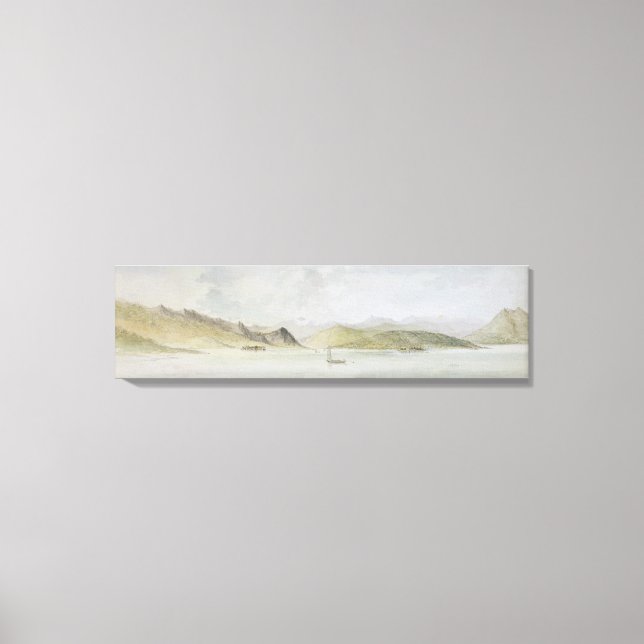 Toile Lago Maggiore (avec c/c, stylo, encre et graphite  (Recto)