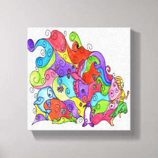 Toile Laissez votre imagination voler