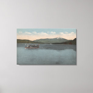 Toile Lake Placid, New York - Vue sur Steamer Doris