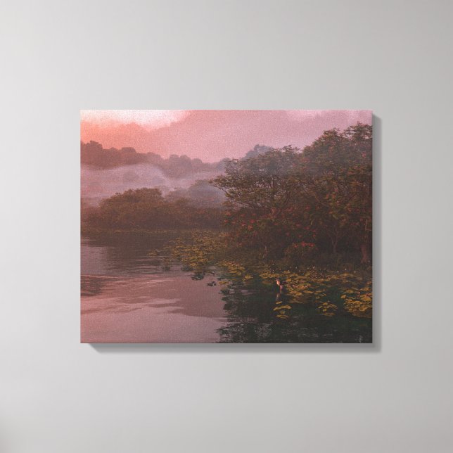 Toile Lakeside (Aube) (Recto)