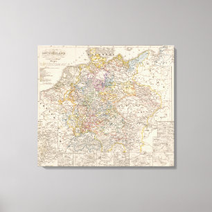 Toile L'Allemagne alors la guerre de 30 ans