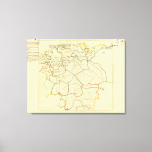 Toile L'Allemagne et l'Autriche historiques