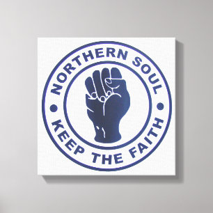 Toile L'âme du nord gardent les slogans de foi et le
