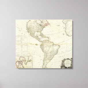 Toile L'Amérique composée