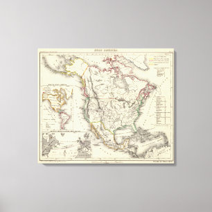 Toile L'Amérique du Nord 8