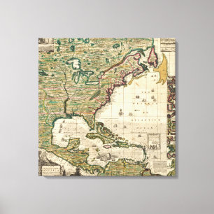 Toile L'Amérique Septentrionalis