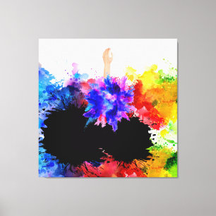 Toile L'amour de l'humanité ne périra pas l'art modern