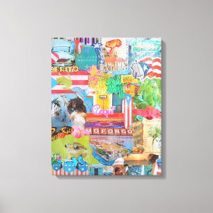 Toile L'amour de Porto Rico