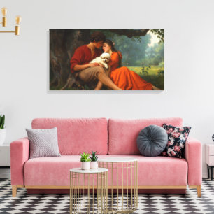 Toile L'amour enfantin