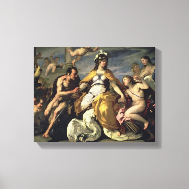Toile L'amour et les vices désarmer le jugement (Recto)