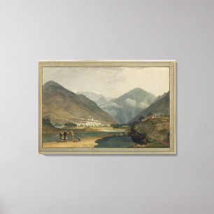 Toile L'ancienne capitale d'hiver du Bhutan au Dzo de