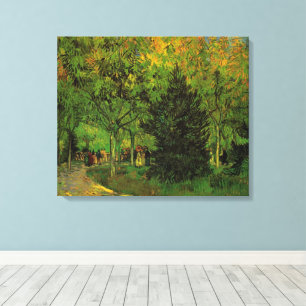 Toile Lane in Public Garden, Arles par Vincent van Gogh