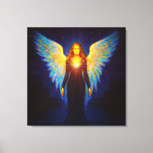 Toile L'Ange spirituel de la nuit