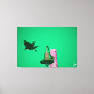 Toile Langley Crow sur la série de la poste légère #7