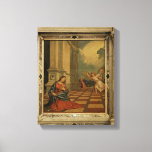 Toile L'annonce de Malchiostro, c.1520 (huile sur le