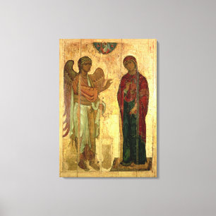 Toile L'annonce d'Ustiug, c.1130-40 (tempera sur la