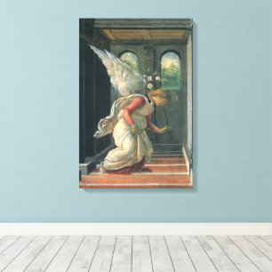 Toile L'Annonciation (détail de l'ange) de Sandro Bottic