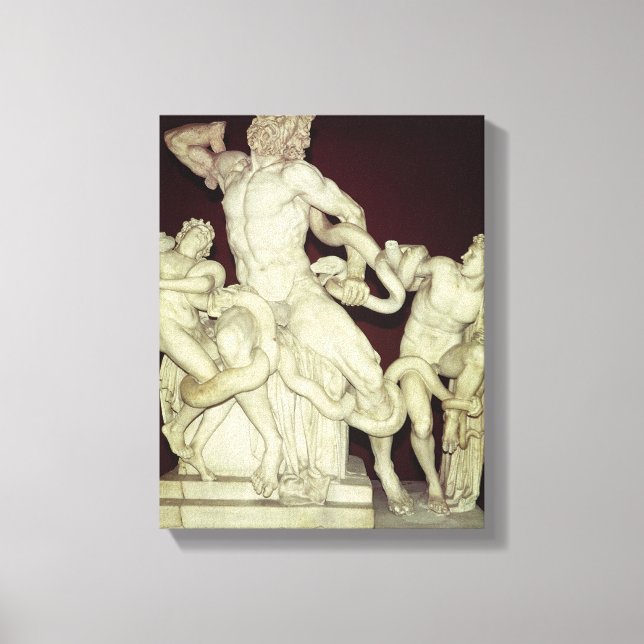 Toile Laocoon, Hellénistique d'origine, 1er siècle (Recto)
