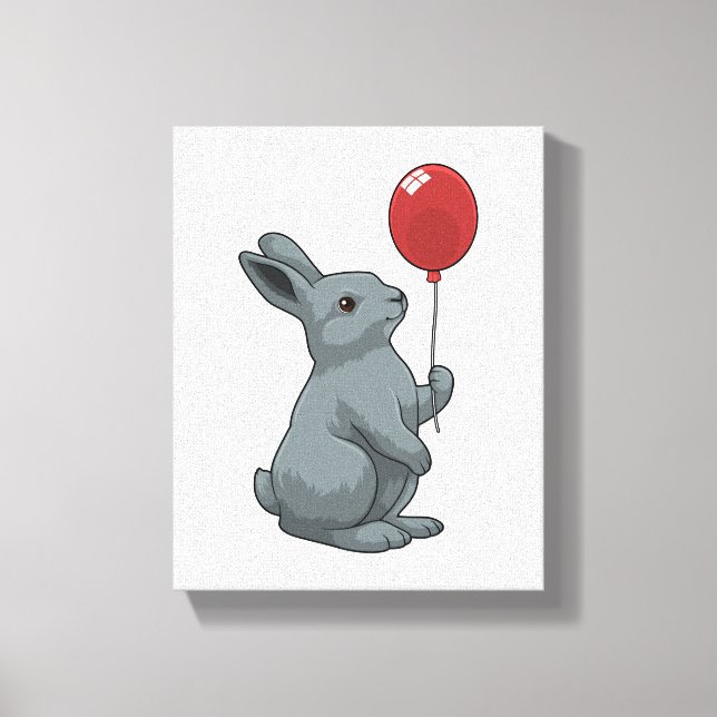 Toile Lapin avec ballon (Recto)