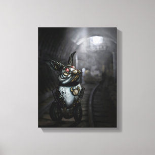 Toile Lapin de rouages