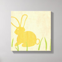 Lapin jaune et herbe verte par Chariklia Zarris