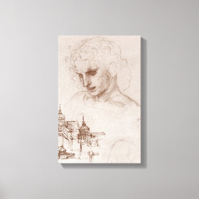 Toile L'apôtre Jacobus Sforza de Léonard de Vinci (Recto)