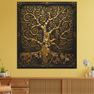 Toile L'Arbre de Vie Relief encadré Art   Golden Owl Ed