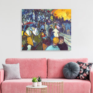 Toile L'Arène d'Arles Van Gogh