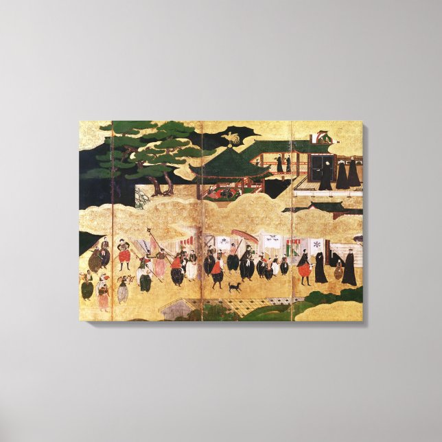 Toile L'arrivée des Portugais au Japon 2 (Recto)