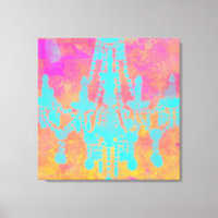 L'art du lustre en rouge et en or,