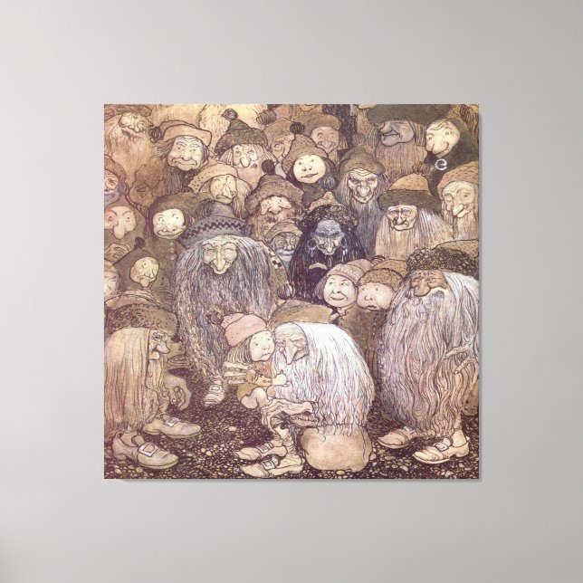 Toile L'art du troll de John Bauer (Recto)
