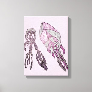 Toile L'art texturé abstrait du voile incliné