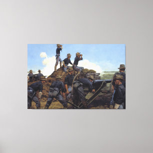 Toile L'artillerie légère de l'Utah par la copie de