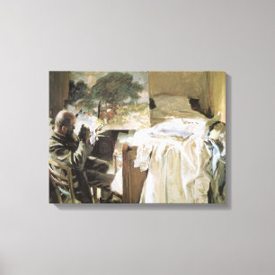 Toile L'Artiste dans son atelier par John Singer Sargent