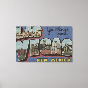 Toile Las Vegas, Nouveau Mexique - grandes scènes 2 de