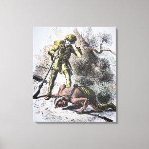 Toile 'Last of the Mohicans' by James Fenimore Cooper (1